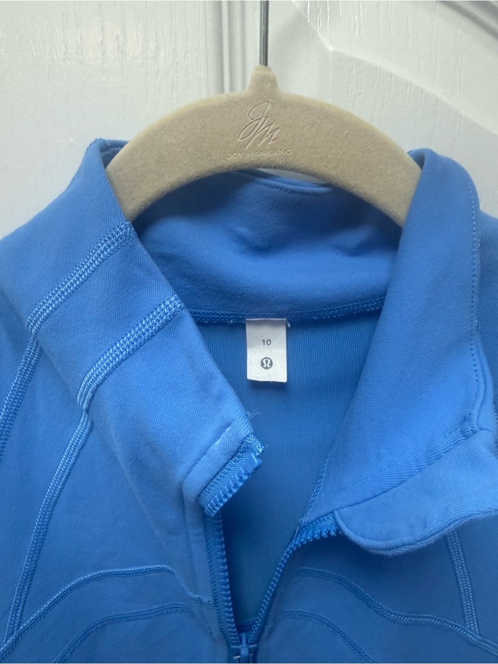 Lululemon Define Jacket Luon Blue Nile Size 10 Full Zip Athletic Jacket - Picture 5 of 5